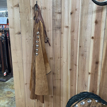 Used Teksey's Batwing Roughout Chaps
