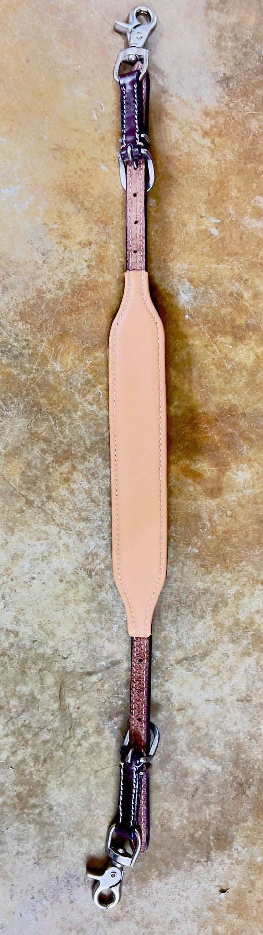 Leather Wither Strap w/Cushioned Layer