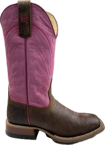 Anderson Bean Kid's Toast Bison/Flamingo Bison Boots