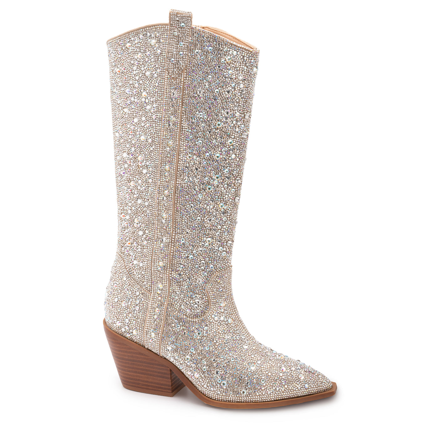 Put Rhinestone On Boot Corkys Women's Clear Rhinestone Glitzy Boots-Wide Calf – R Bar B
