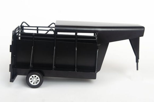 Little Buster Black Gooseneck Half Top Trailer
