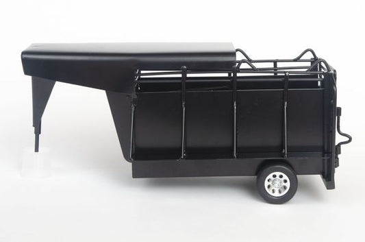 Little Buster Black Gooseneck Half Top Trailer