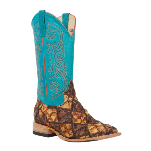 Horse Power Men's Cigar Matte Bass Patch Boots