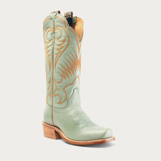 Hyer Women's Leawood Cutter Toe Boots-Robin's Egg