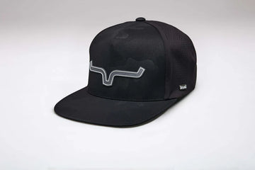 Kimes Black Camo Hard Pressed Ball Cap