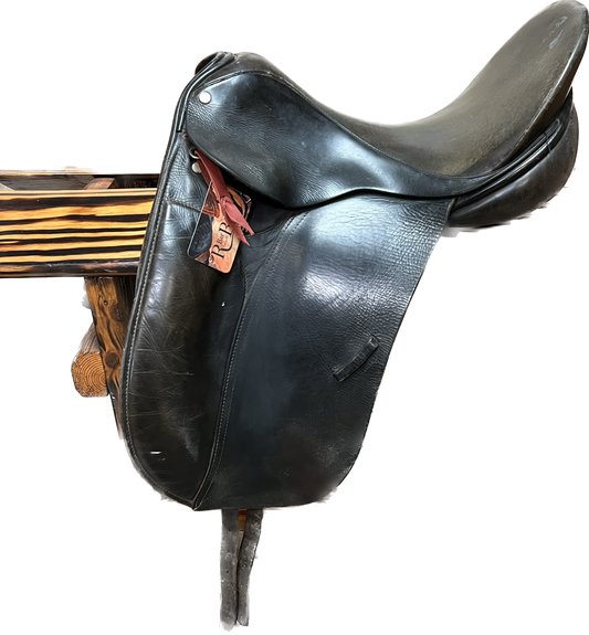 Used County Saddlery Dressage Saddle, 17"