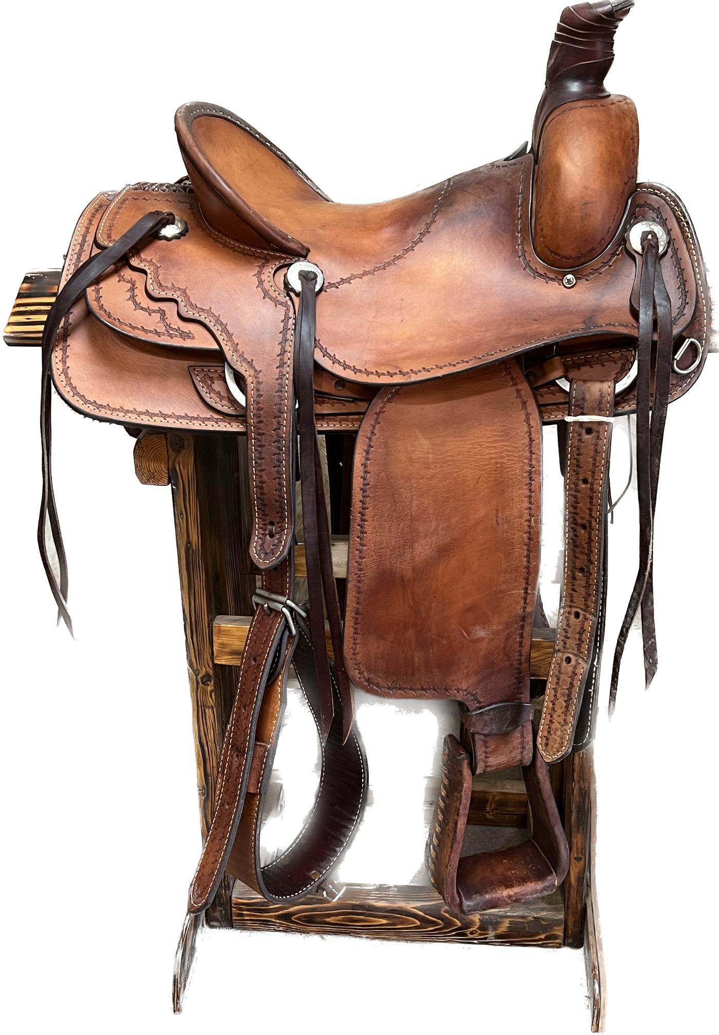 Used Saddle King Ranch Saddle, 15.5"