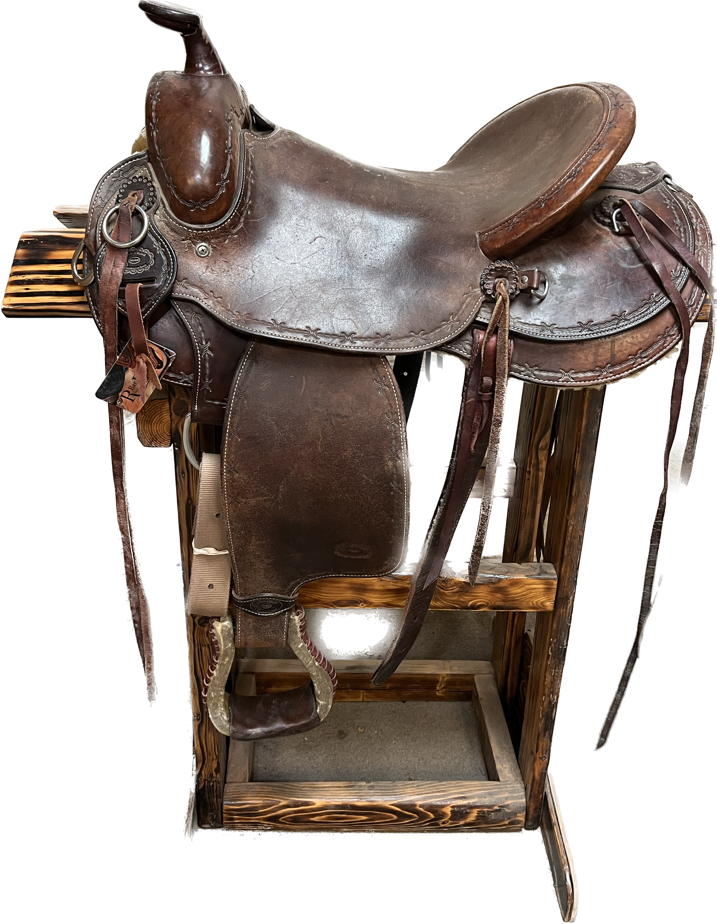 Used Nick Reed Mule Saddle, 16"