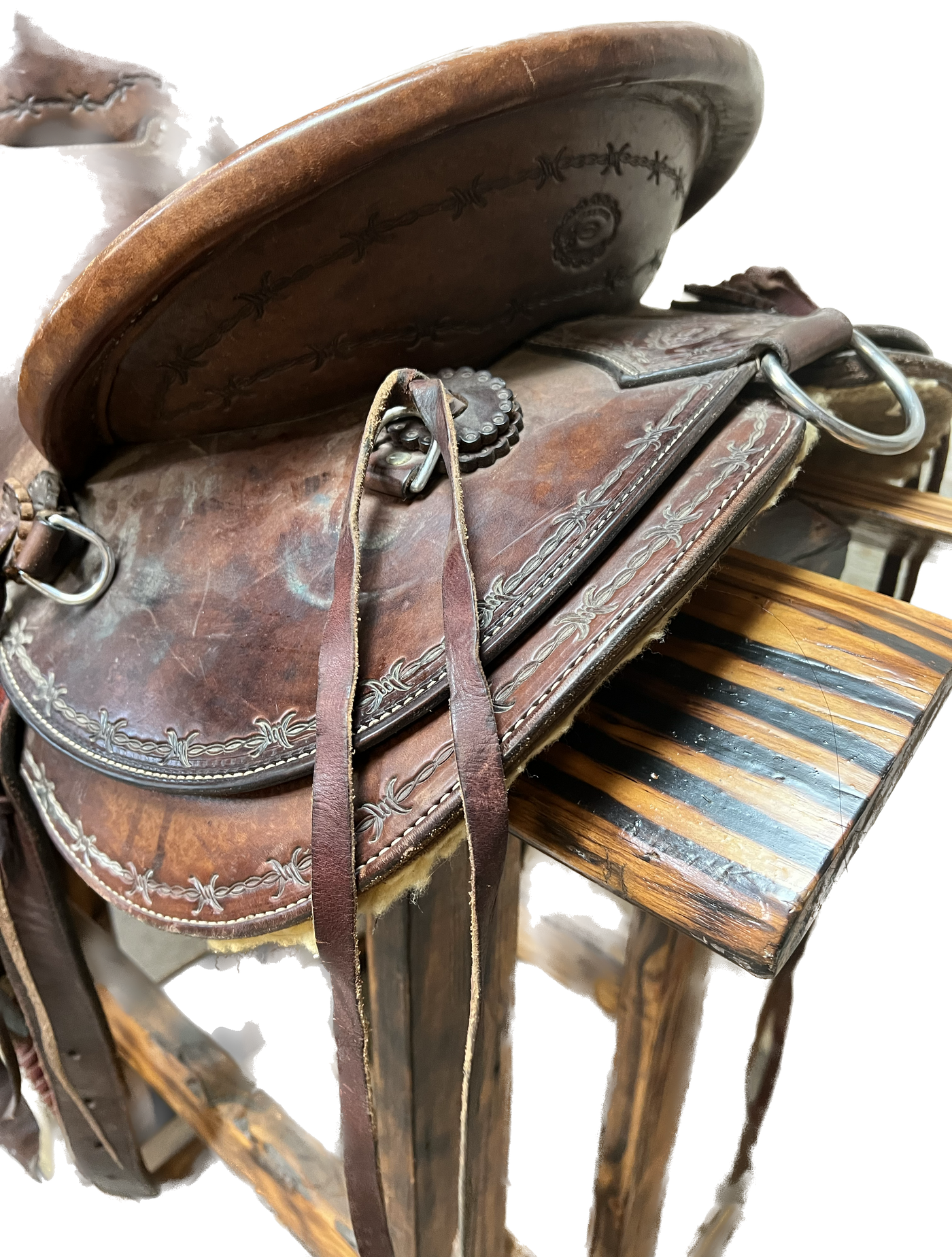 Used Nick Reed Mule Saddle, 16"