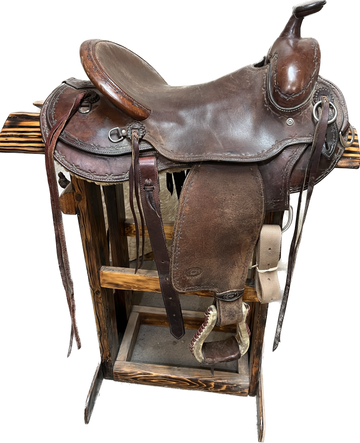 Used Nick Reed Mule Saddle, 16"