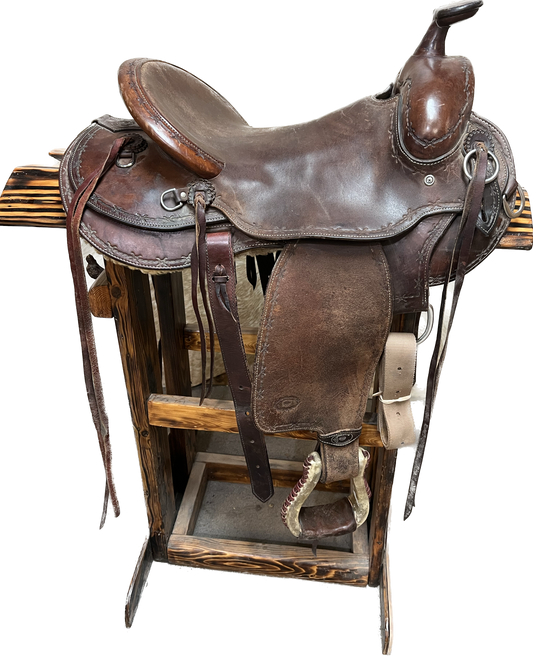 Used Nick Reed Mule Saddle, 16"