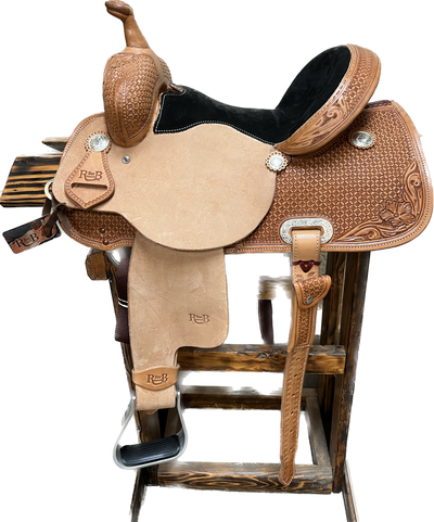 R Bar B Barrel Saddle, 13"