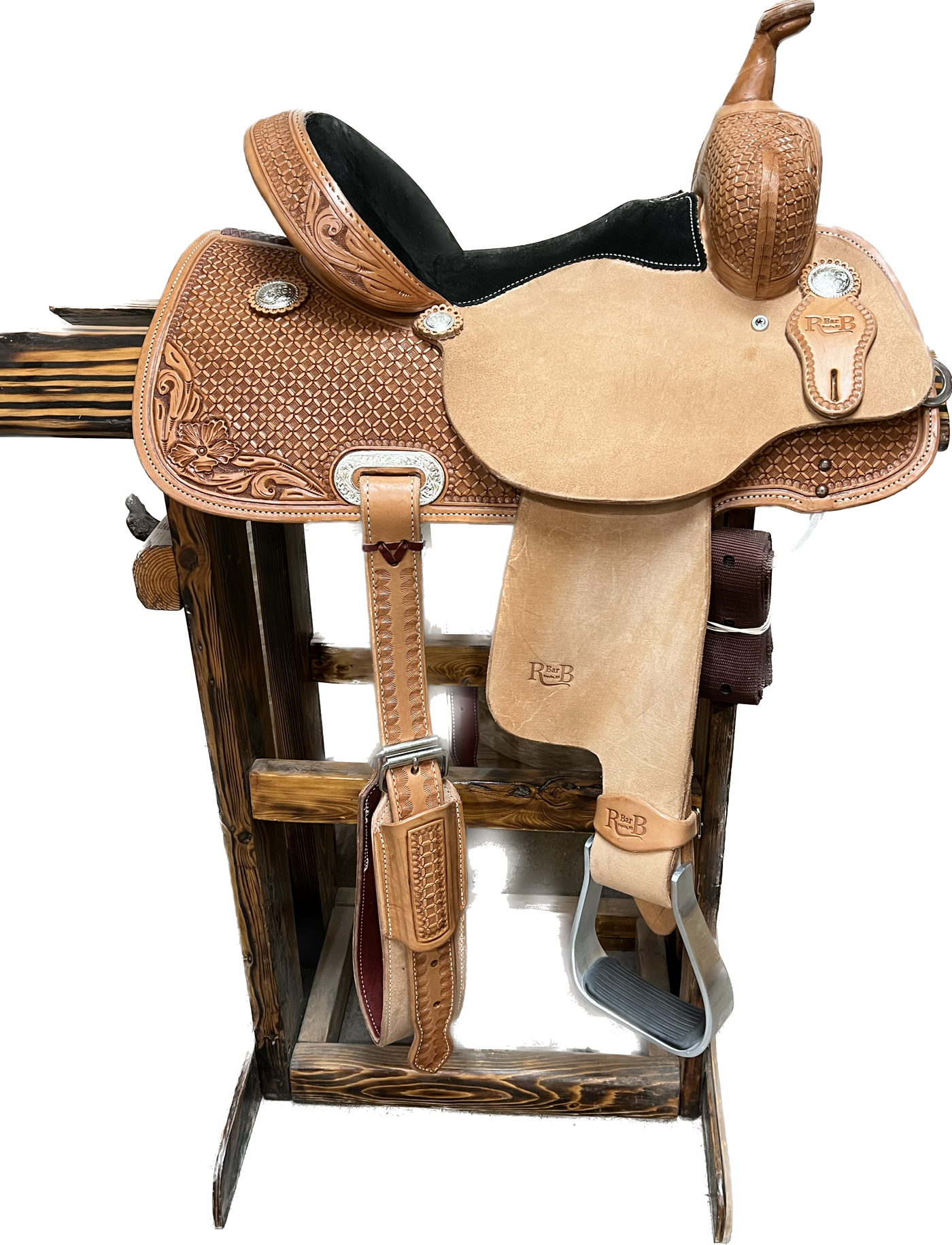 R Bar B Barrel Saddle, 13"