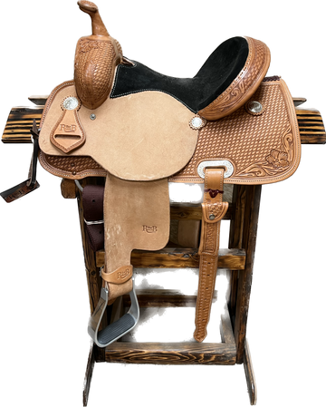 R Bar B Barrel Saddle, 13"