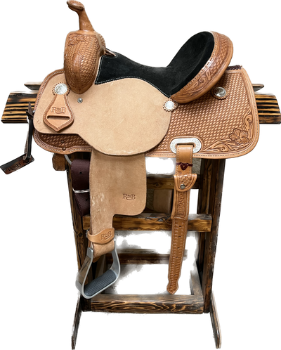 R Bar B Barrel Saddle, 13"