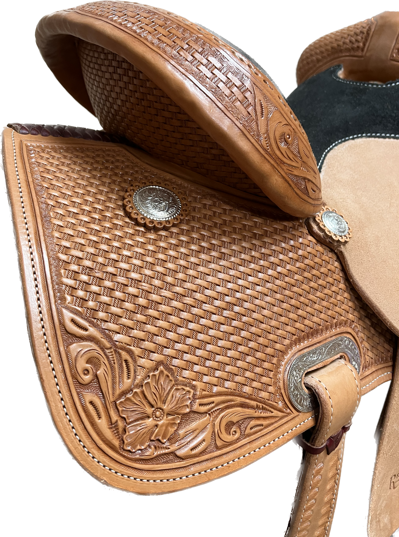 R Bar B Barrel Saddle, 13"