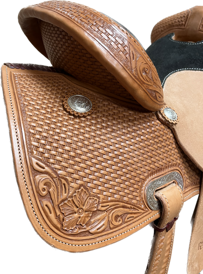 R Bar B Barrel Saddle, 13"