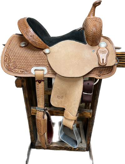 R Bar B Barrel Saddle, 13"