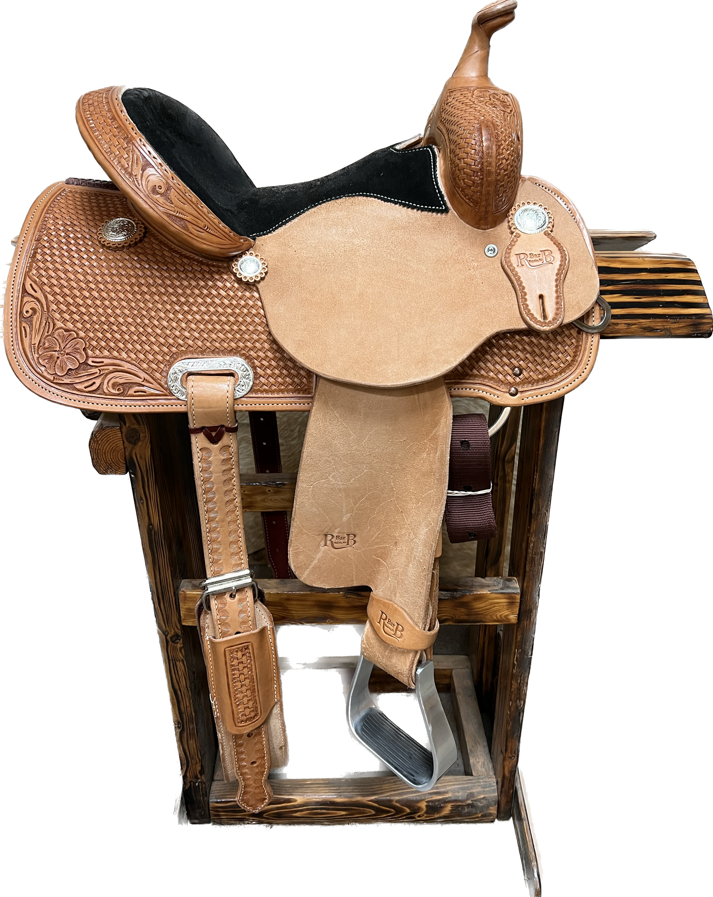 R Bar B Barrel Saddle, 13"