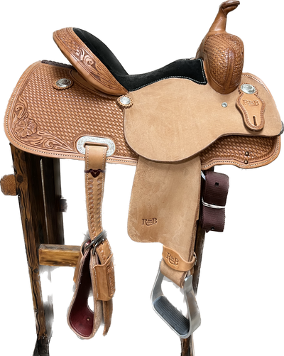 R Bar B Barrel Saddle, 13.5"