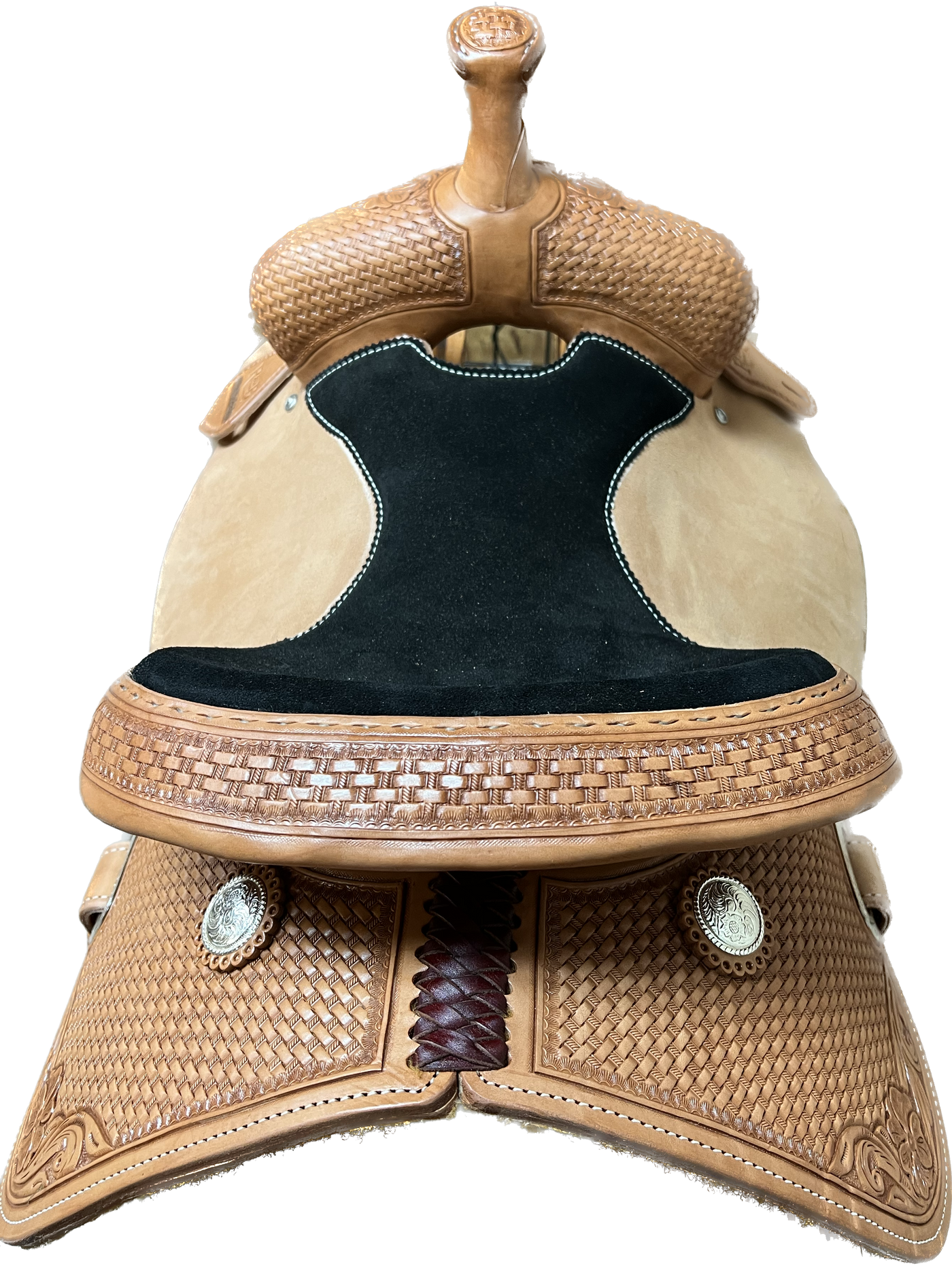 R Bar B Barrel Saddle, 13.5"