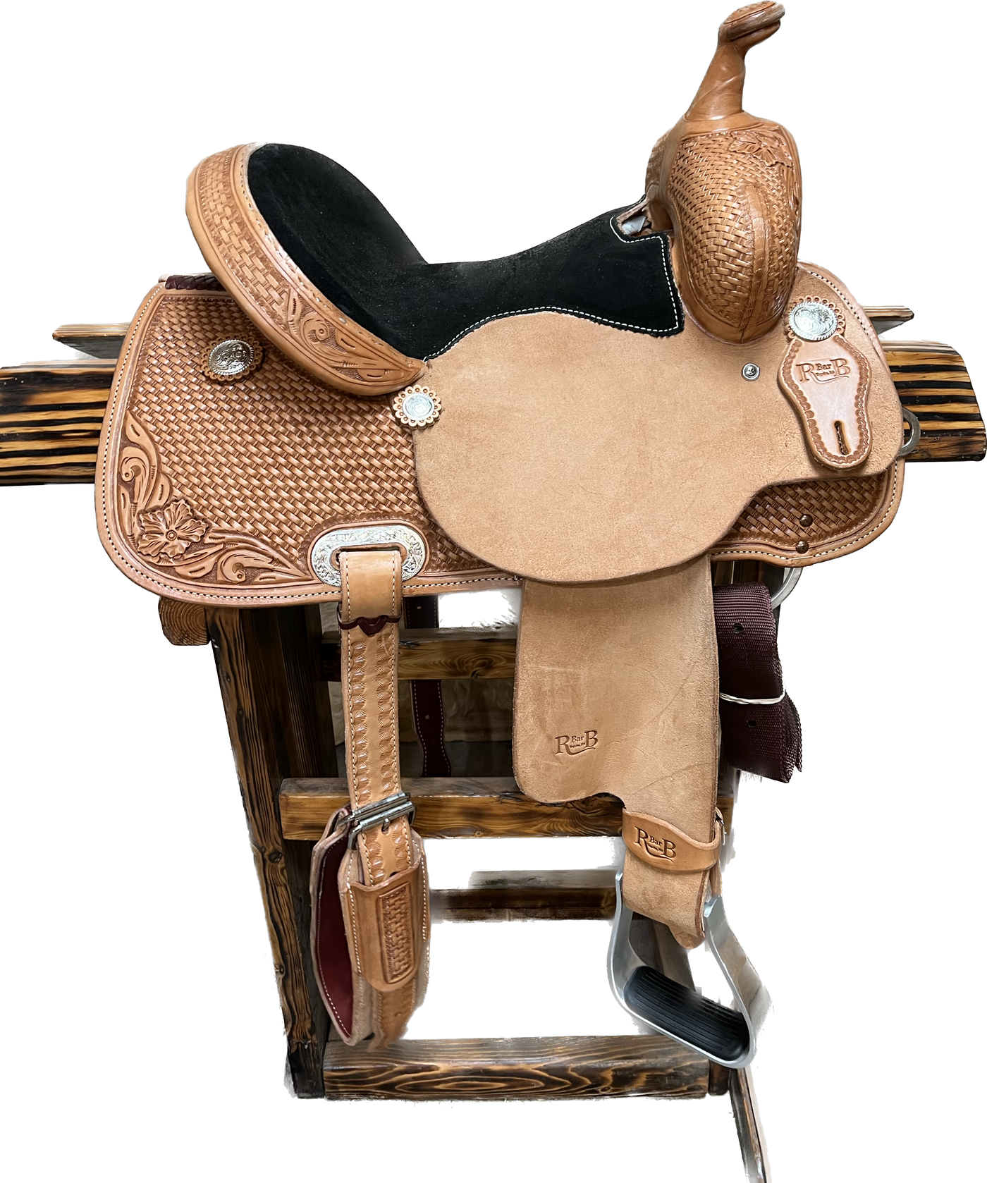 R Bar B Barrel Saddle, 13.25"