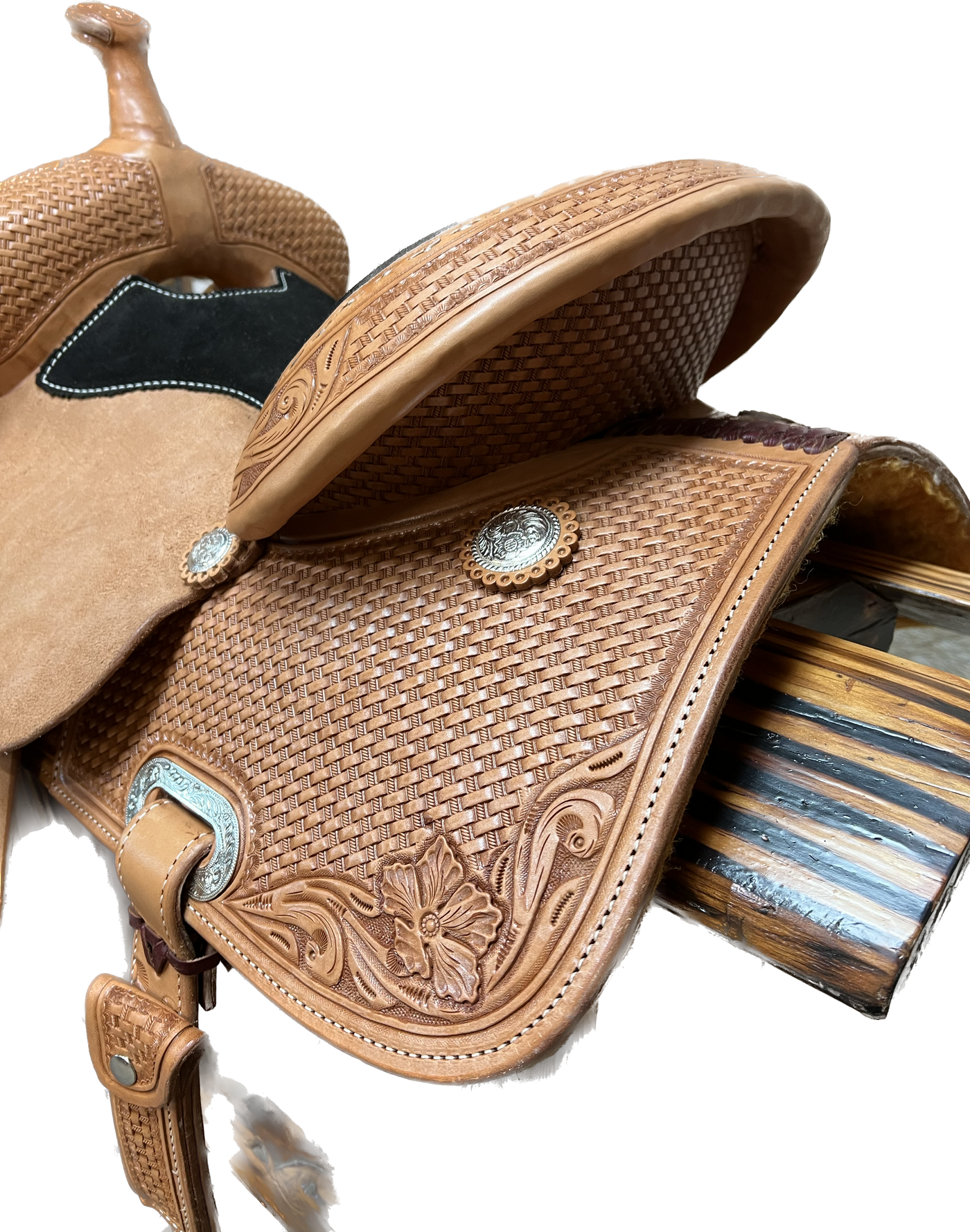 R Bar B Barrel Saddle, 13.25"