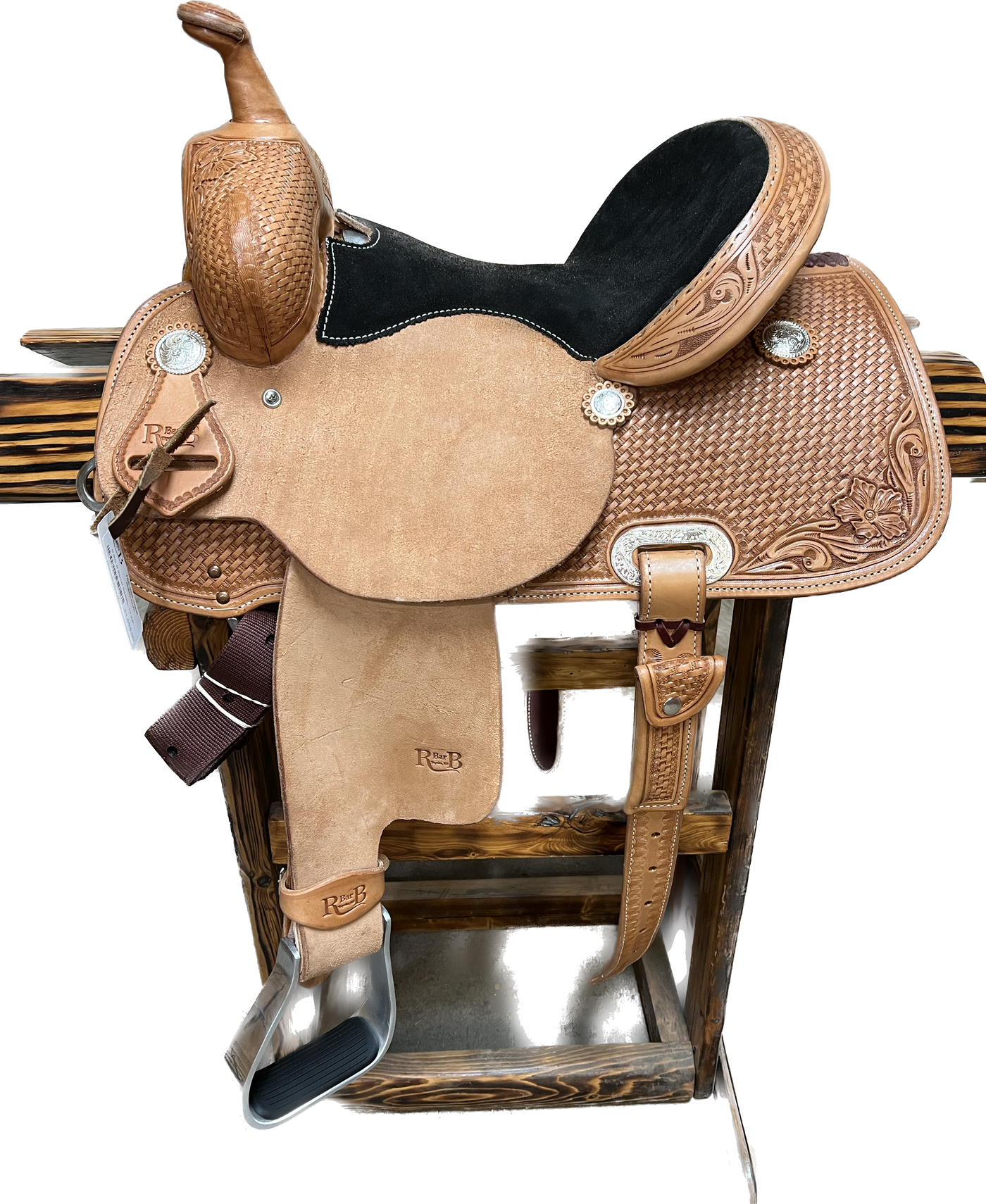 R Bar B Barrel Saddle, 13.25"