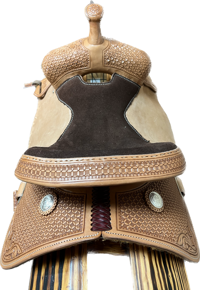 R Bar B Barrel  Saddle, 13.5