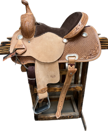 R Bar B Barrel  Saddle, 13.5