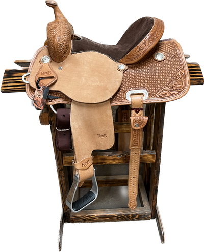 R Bar B Barrel Saddle, 13"