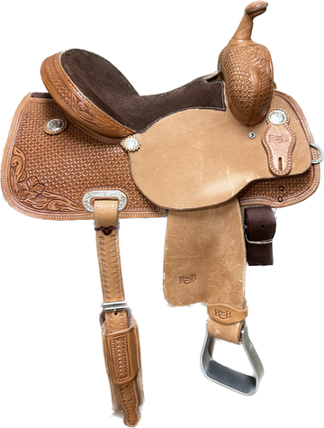 R Bar B Barrel Saddle, 13"