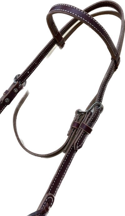 Doubled and Stitched Browband Headstall