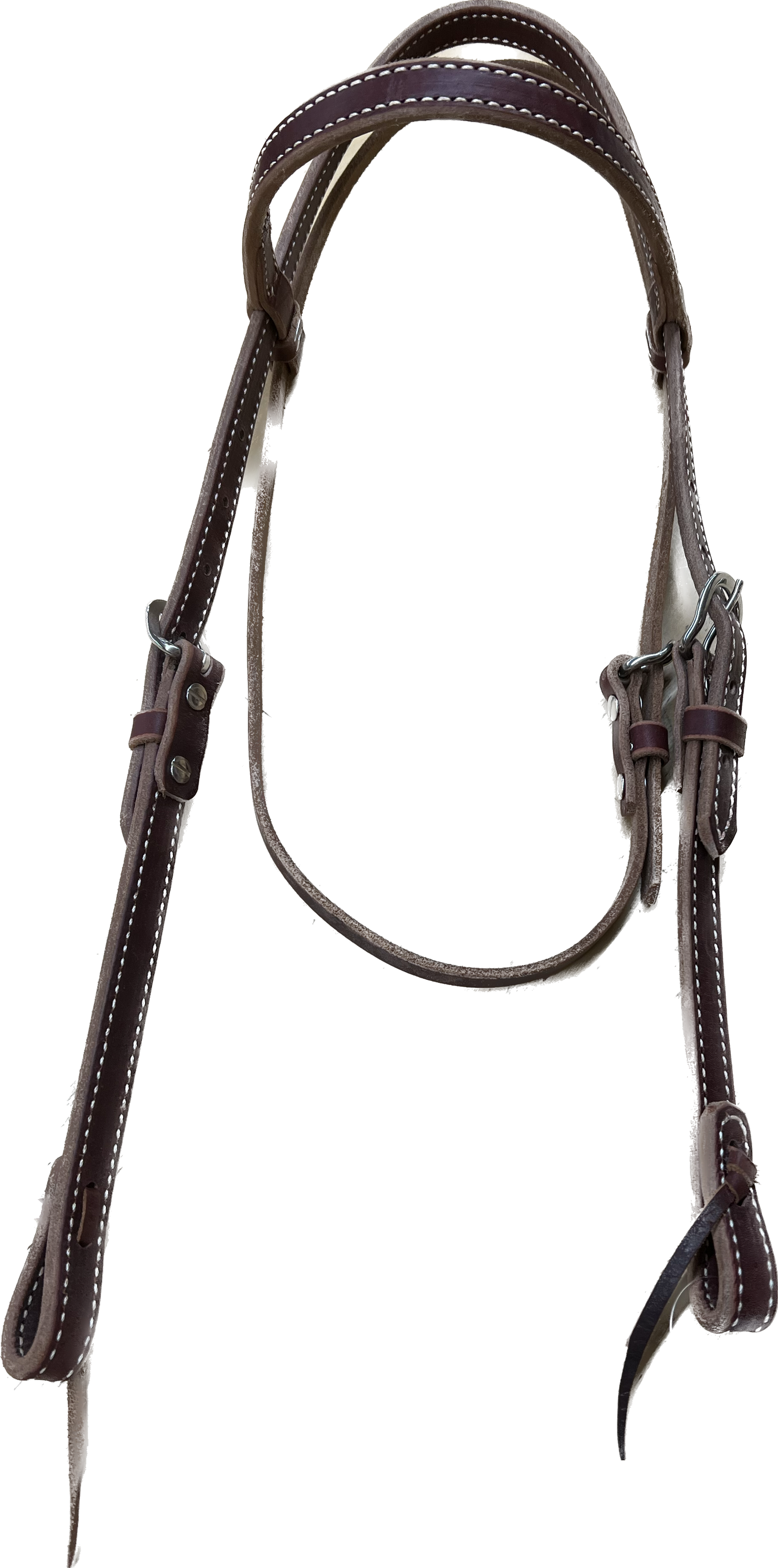 Doubled and Stitched Browband Headstall