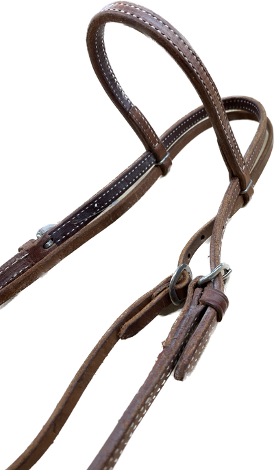 Used Double and Stitched Harness Headstall