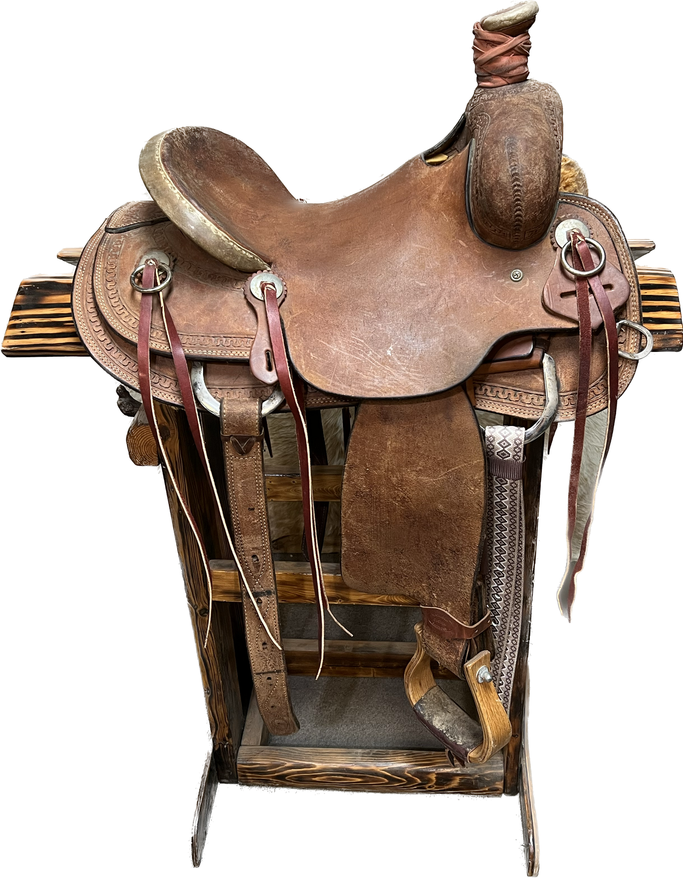 Used Henderson Ranch Saddle, 14.5"