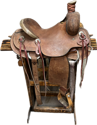 Used Henderson Ranch Saddle, 14.5"