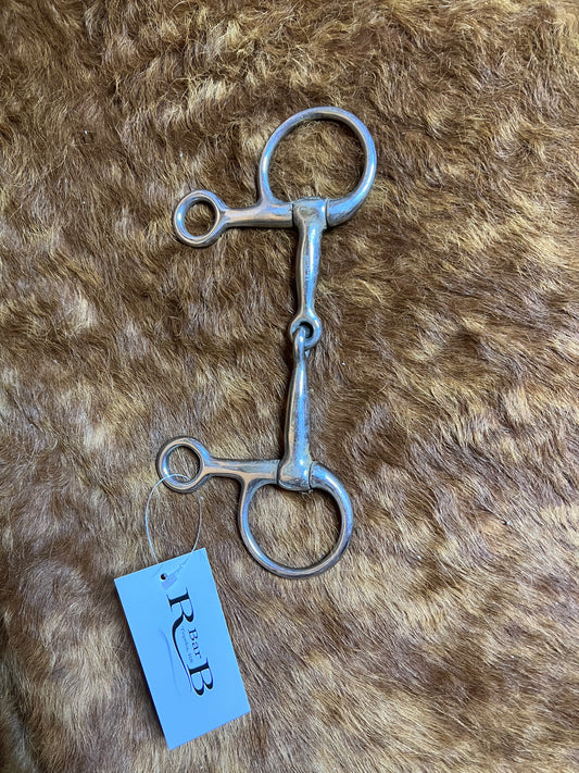 Used Korsteel Snaffle Baucher Bit 4.5" Mouth