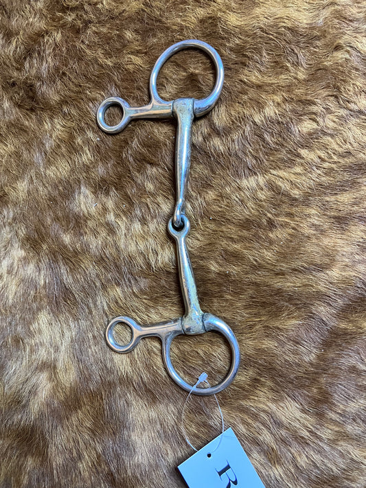 Used Korsteel Snaffle Baucher Bit 6" Mouth