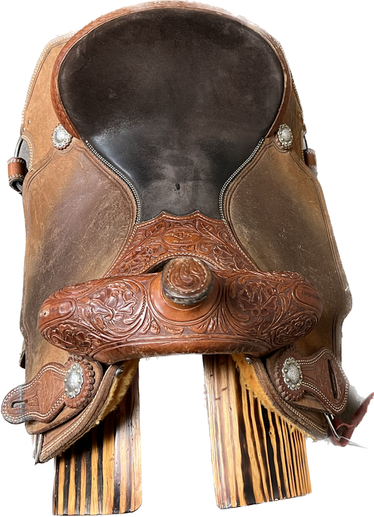 Used Rafter 4B Barrel Saddle 15"