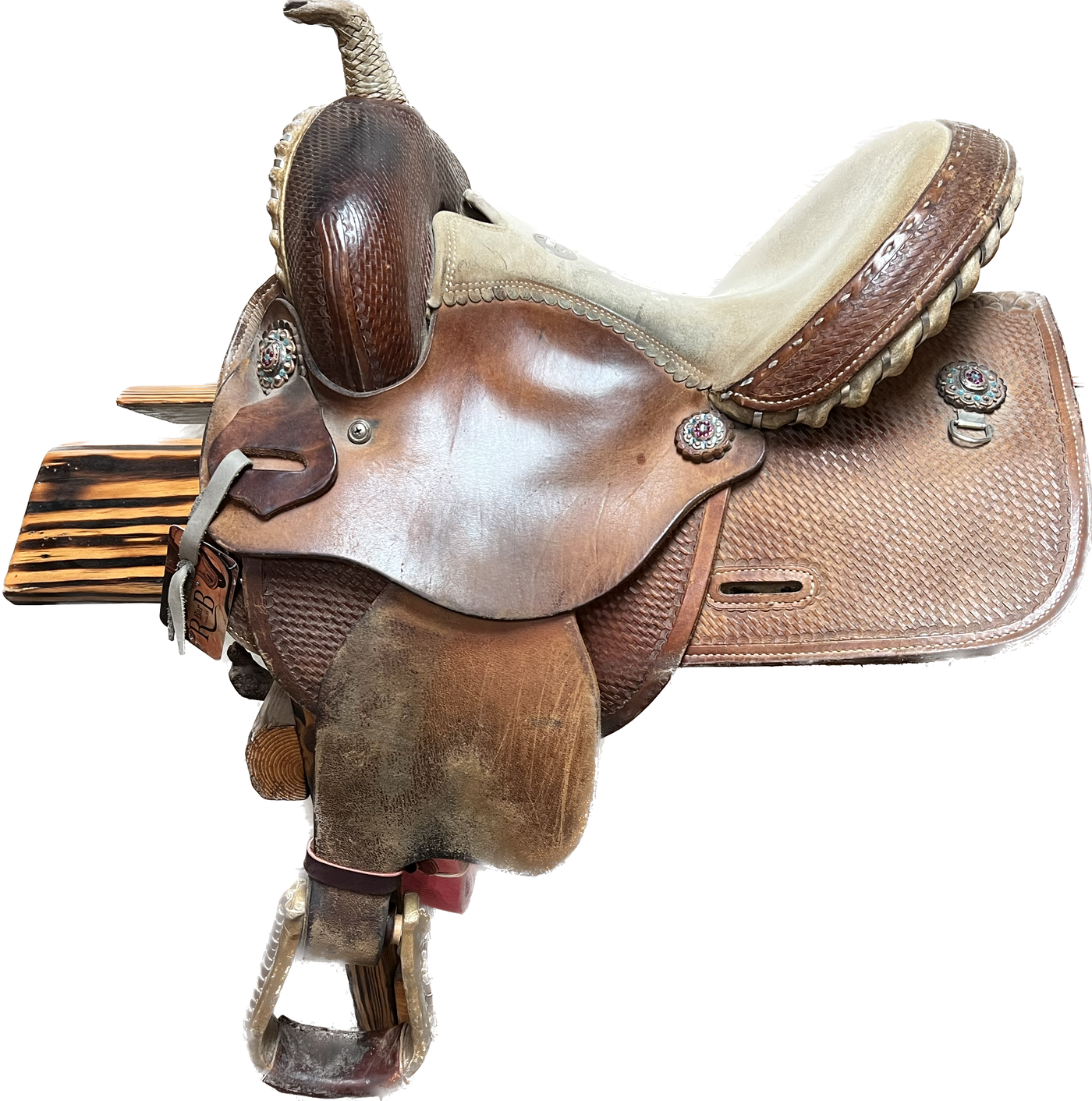 Used Alamo Barrel Saddle, 13"