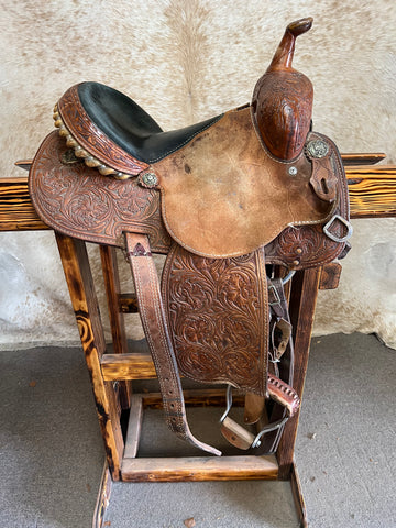 Used Cactus Charmayne Jaymes Barrel Saddle, 13.5"