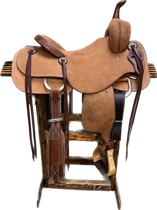 R Bar B Summit Series Cutting Saddle, 15"