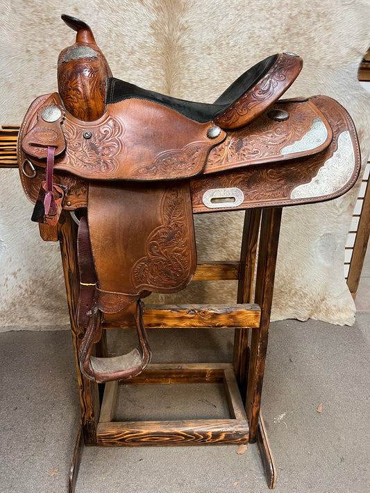 Used Billy Cook Show Saddle, 14.5"