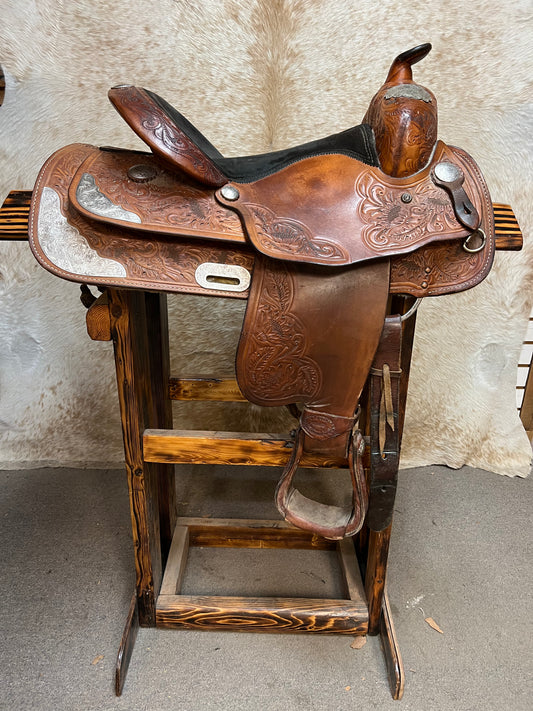 Used Billy Cook Show Saddle, 14.5"