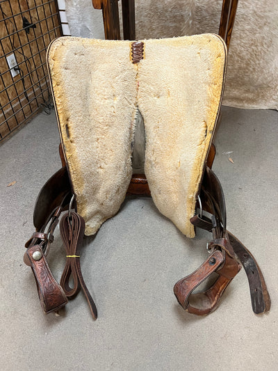 Used Billy Cook Show Saddle, 14.5"