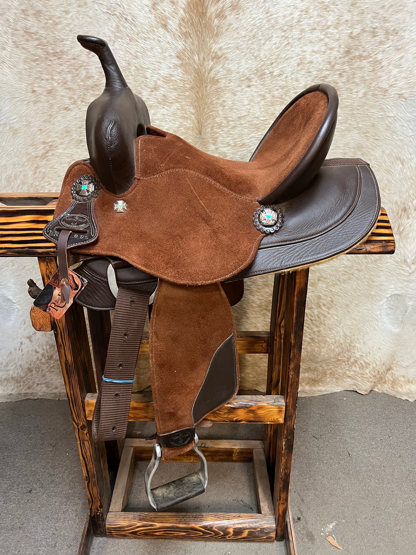 Used Brazillion Barrel Saddle 14" Seat