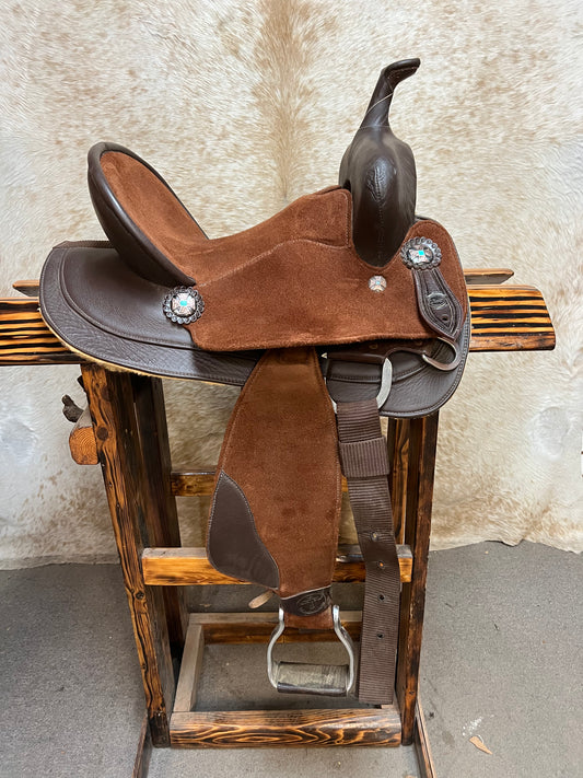 Used Brazillion Barrel Saddle 14" Seat