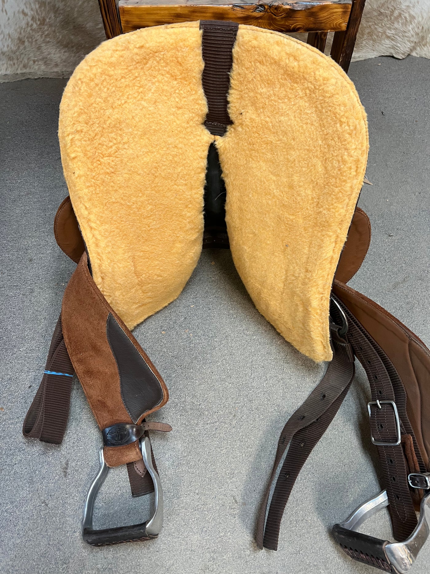 Used Brazillion Barrel Saddle 14" Seat