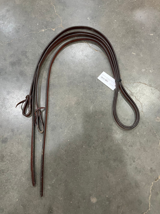 Used Reins, 5/8" Bridle Leather, Water Loop Ends